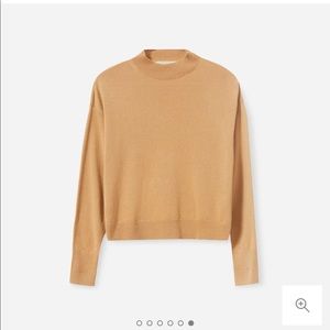 Everlane Cashmere Crop Mockneck